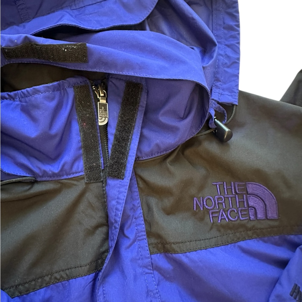 VTG The North Face Men’s Blue Pull Over Hooded Coat Jacket Packable  Lar… - Picture 7 of 12